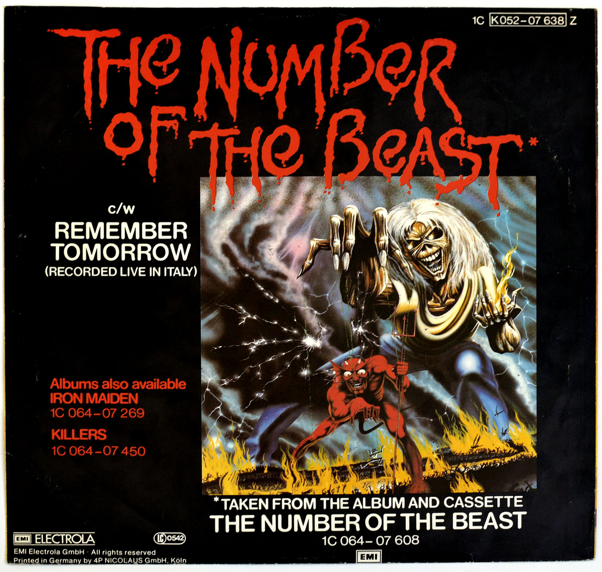 High Resolution Photo #11 IRON MAIDEN - The Number of the Beast https://vinyl-records.nl 